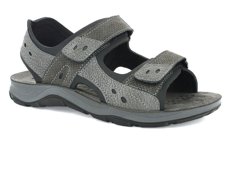 Sandali da uomo trekking sportivi a strappo - TO05 colore grigio