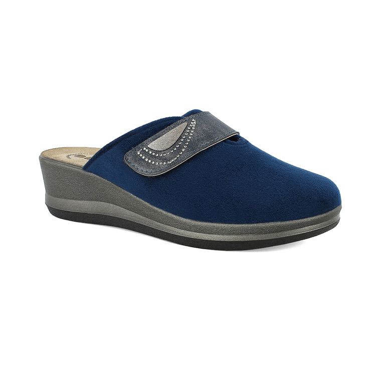 Image de PANTOFOLE ZEPPA CON STRAPPO E BRILLANTINI - GI22