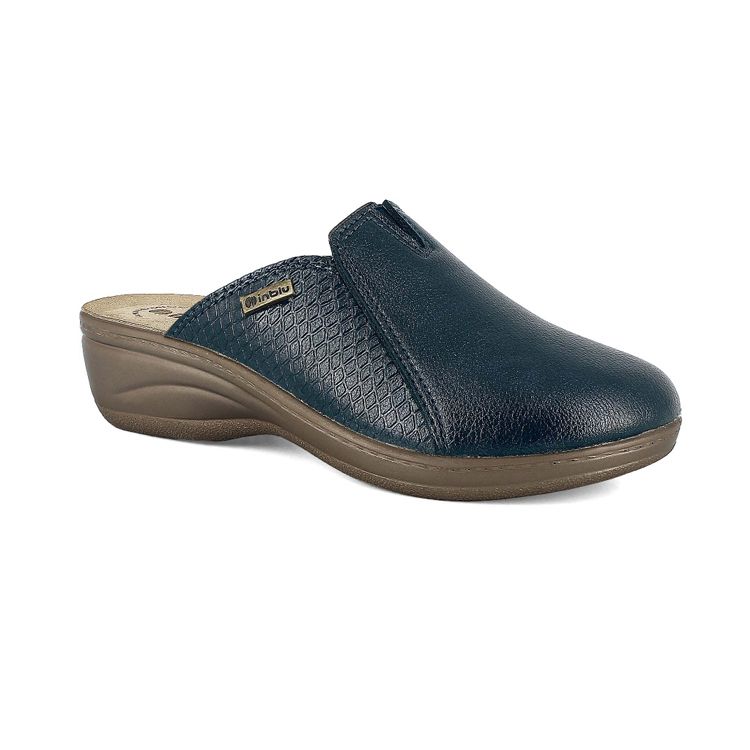 Image de PANTOFOLE CON ELASTICO PLANTARE IN PELLE - LY73
