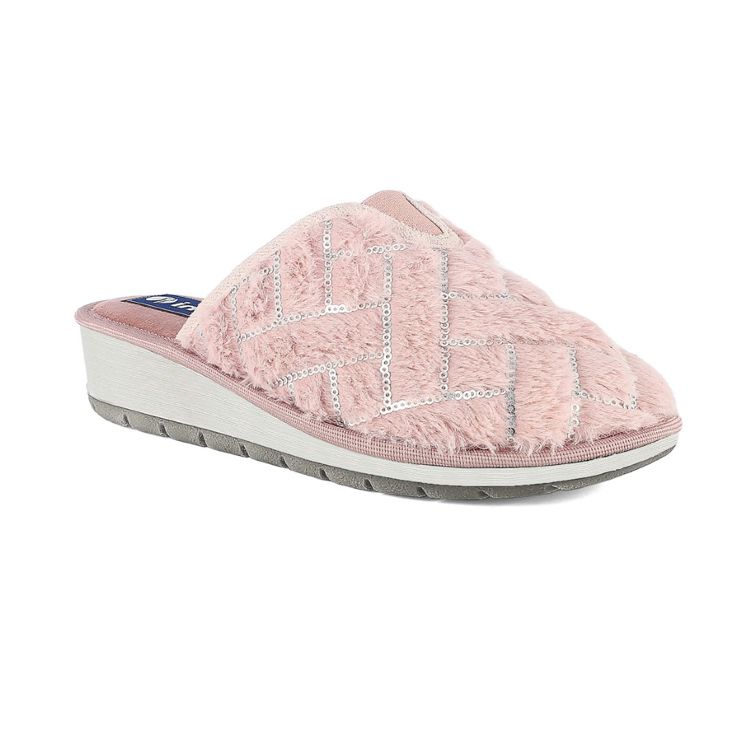 Image de PANTOFOLE FLUFFY CON PAILLETTES - GY23