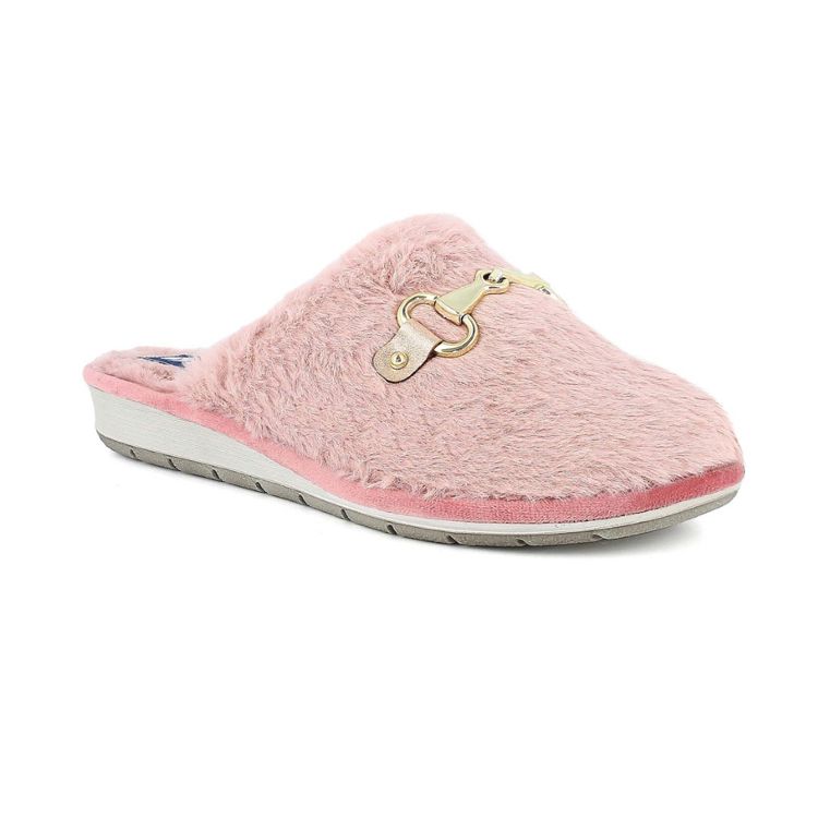 Image de PANTOFOLE FLUFFY CON MORSETTO - LB106