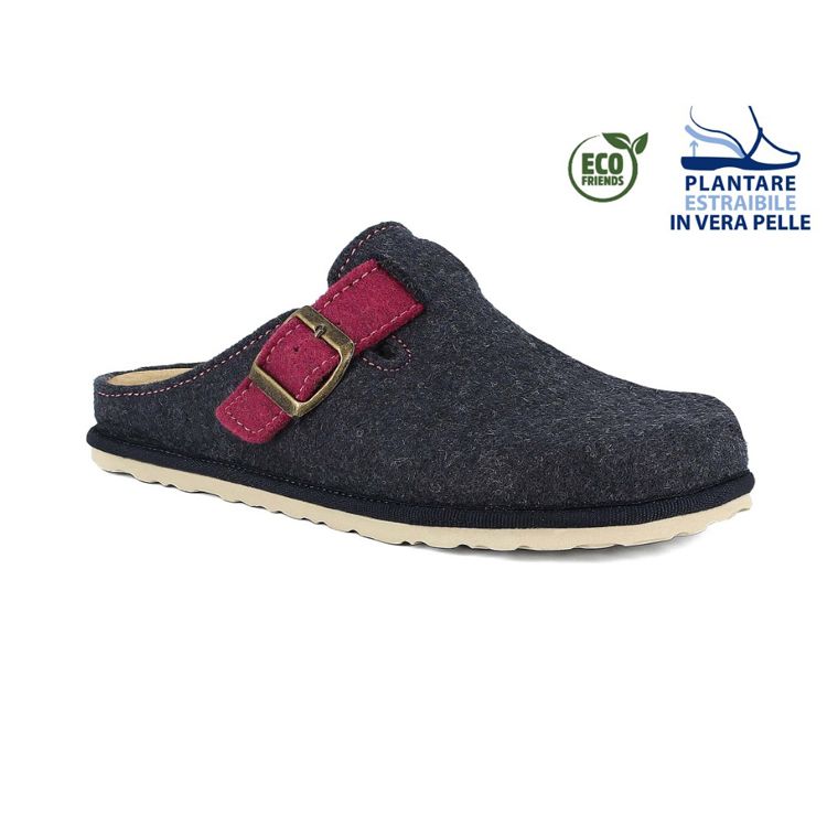 Immagine di PANTOFOLE ECOFRIENDS CON FIBBIA - CS38
