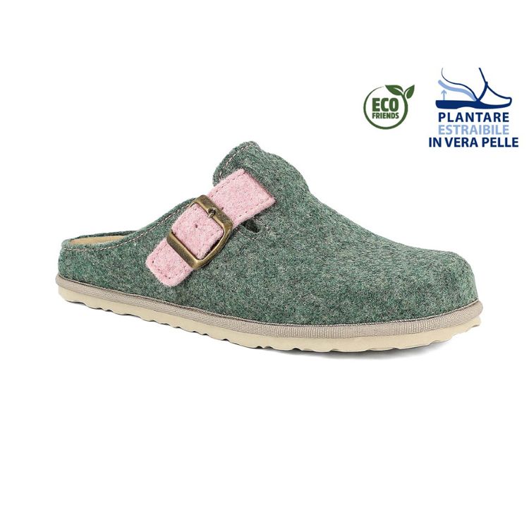 Image de PANTOFOLE ECOFRIENDS CON FIBBIA - CS38