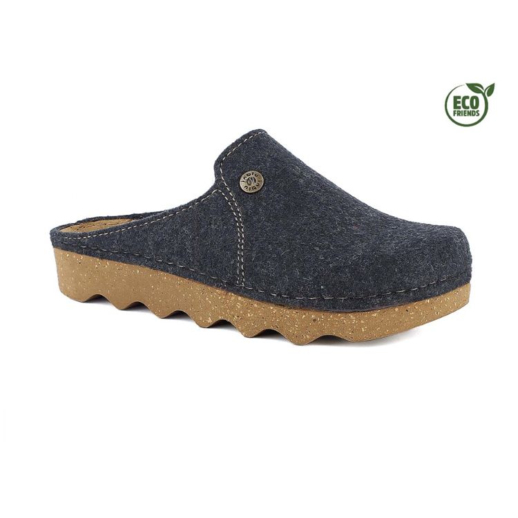 Image de PANTOFOLE ECOFRIENDS INBLU PLANTARE IN PELLE - DK12