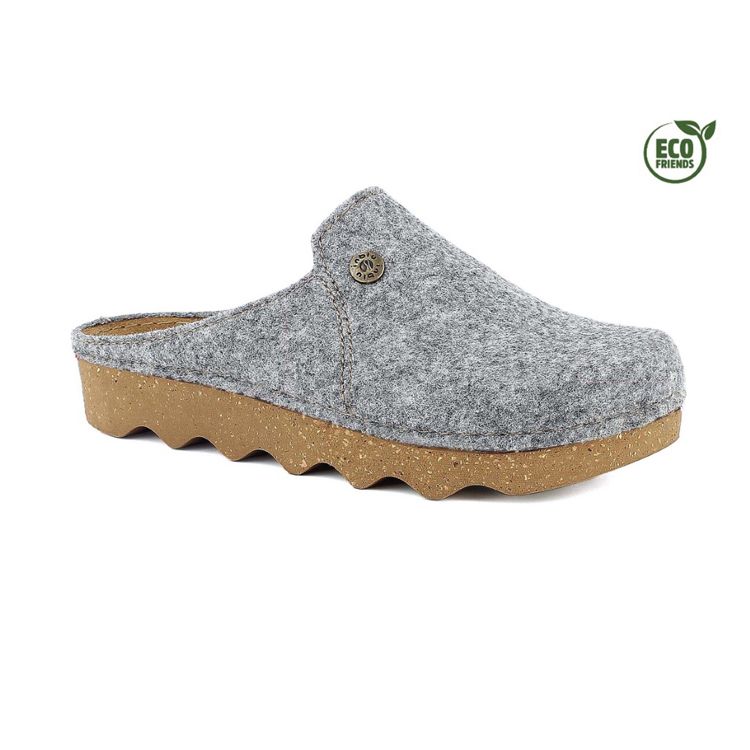 Image de PANTOFOLE ECOFRIENDS INBLU PLANTARE IN PELLE - DK12