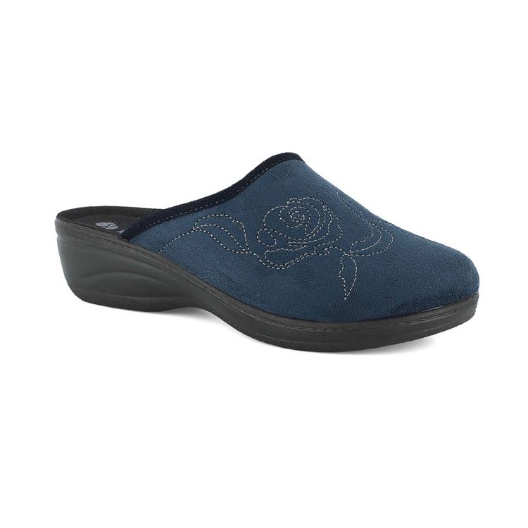 Image de PANTOFOLE CON RICAMO A FIORI - LY75