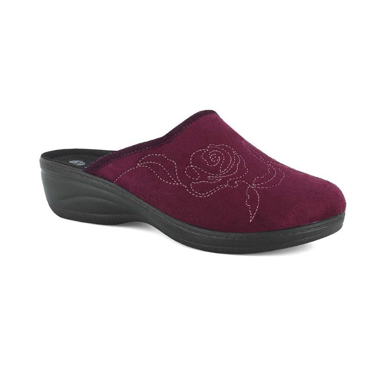 Image de PANTOFOLE CON RICAMO A FIORI - LY75
