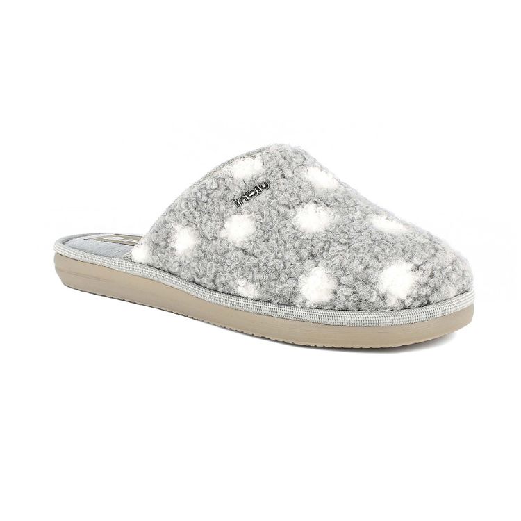 Image de PANTOFOLE FLUFFY A POIS - EK12
