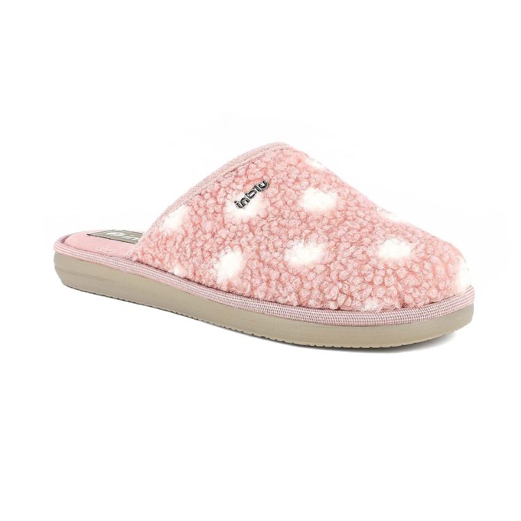 Image de PANTOFOLE FLUFFY A POIS - EK12