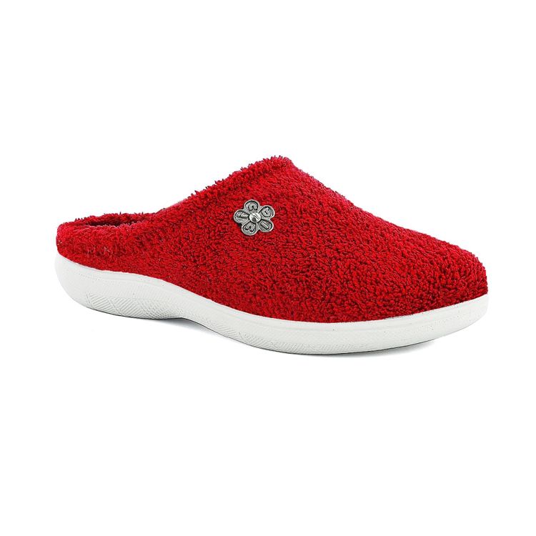 Image de FRESCHE PANTOFOLE IN SPUGNA CON FIORELLINO - EC101