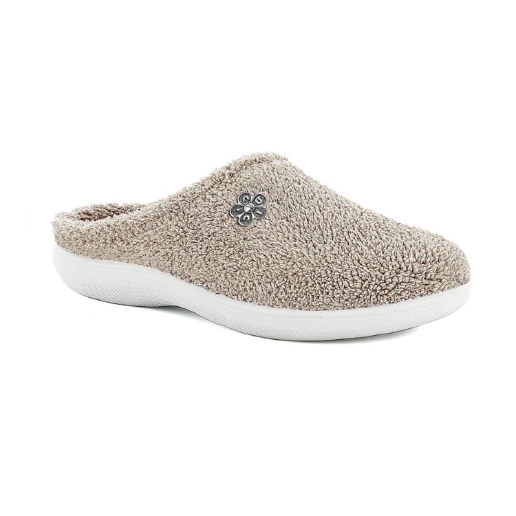 Image de FRESCHE PANTOFOLE IN SPUGNA CON FIORELLINO - EC101