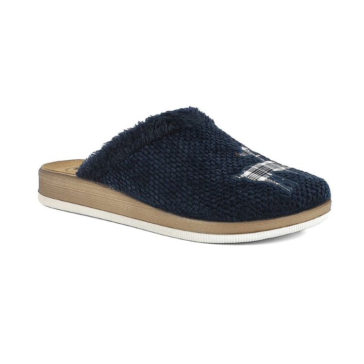 Immagine di PANTOFOLA CON RENNA TARTAN - CT34