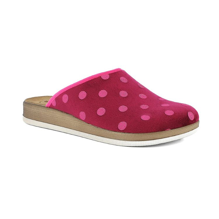Image de PANTOFOLE A POIS SUOLA BICOLORE - CT35