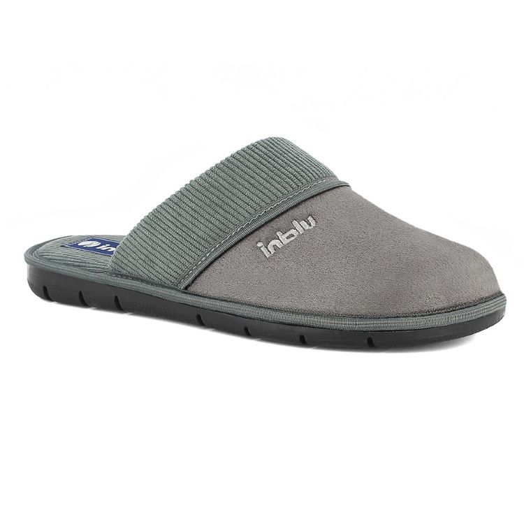 Immagine di PANTOFOLE UOMO BORDO A RIGHE - 9129