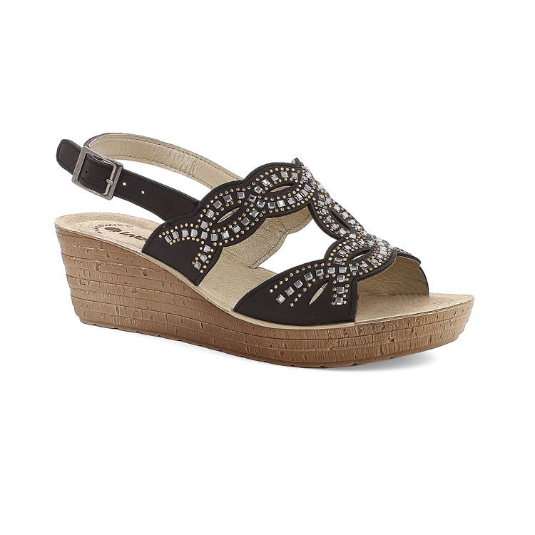 Immagine di SANDALI CON ZEPPA E STRASS - GM50