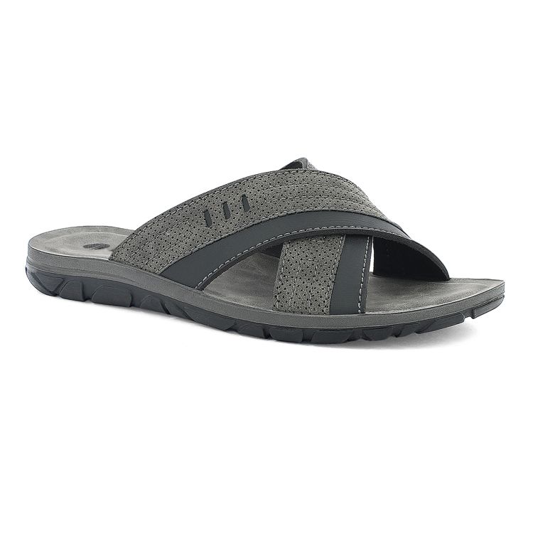 Image de CIABATTA UOMO FASCIA INCROCIATA BICOLORE - VT03