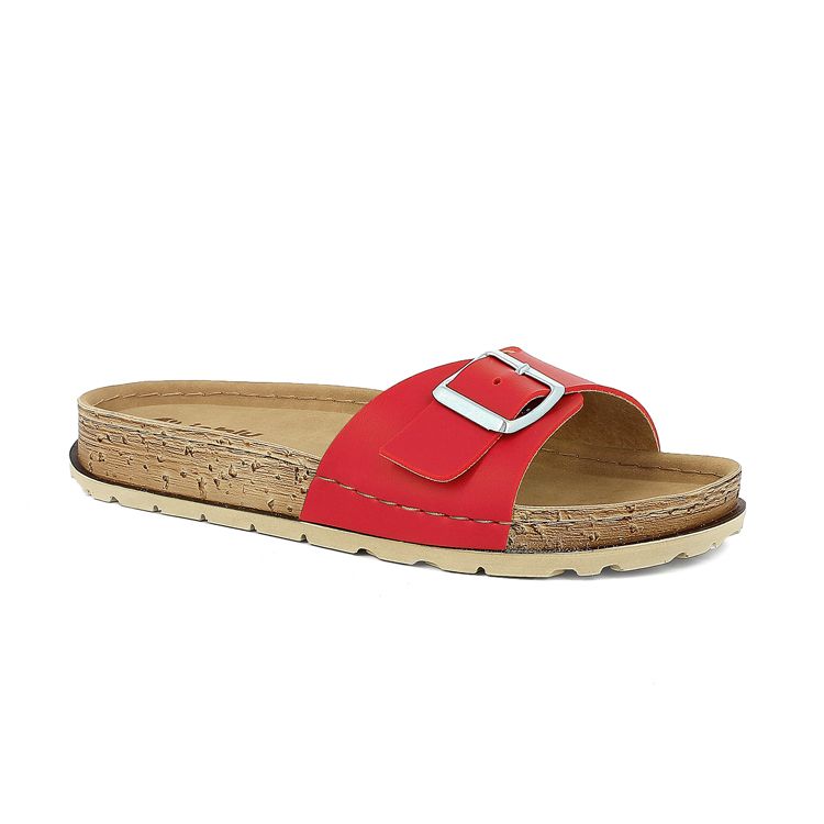 Picture of Colorful slippers with stitched effect buckle - nb10