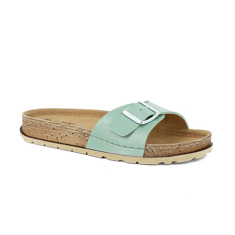Picture of Colorful slippers with stitched effect buckle - nb10