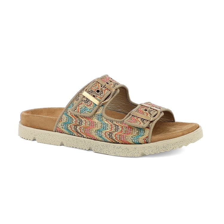 Image de CIABATTE DOPPIA FASCIA FANTASIA MULTICOLORE - NR02