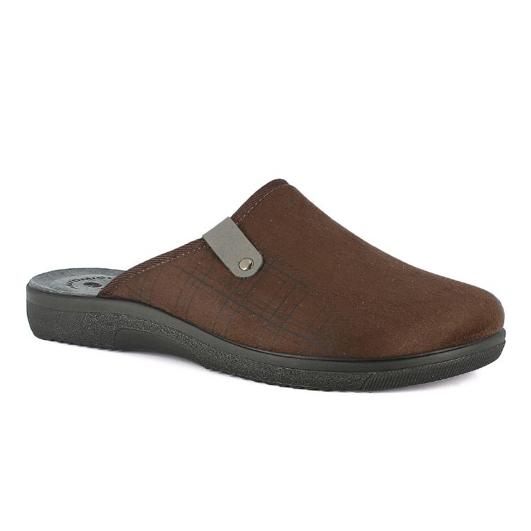 Image de PANTOFOLE UOMO INSERATO TARTAN - DG17