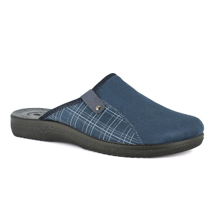 Image de PANTOFOLE UOMO INSERATO TARTAN - DG17