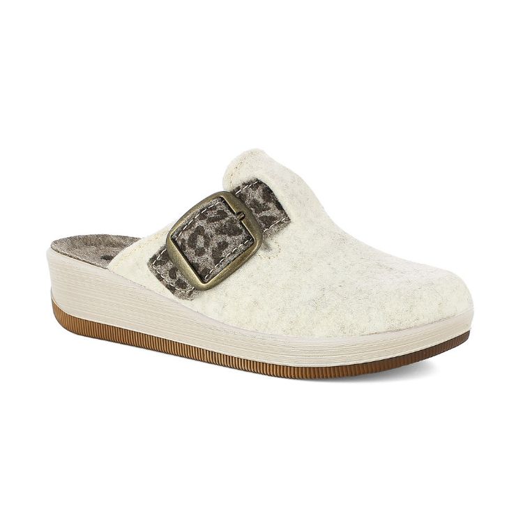 Immagine di PANTOFOLE ZEPPA E FIBBIA ANIMALIER - GC40