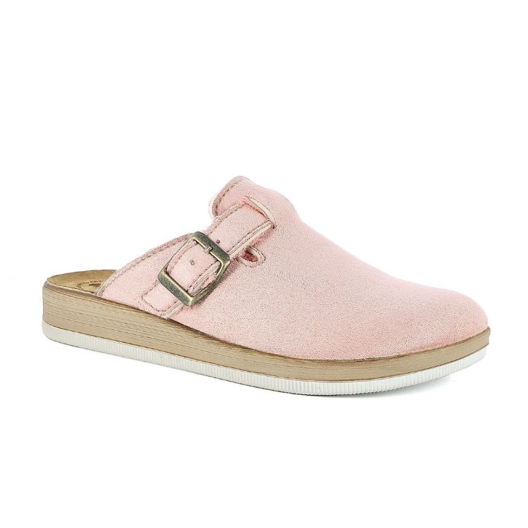 Picture of Slippers with buckle and faux fur - ct39