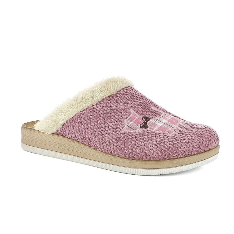 Image de PANTOFOLE CON CANE TARTAN - CT42