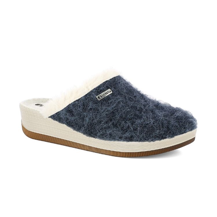 Immagine di PANTOFOLE ECOPELLICCIA CON ZEPPA - GC41