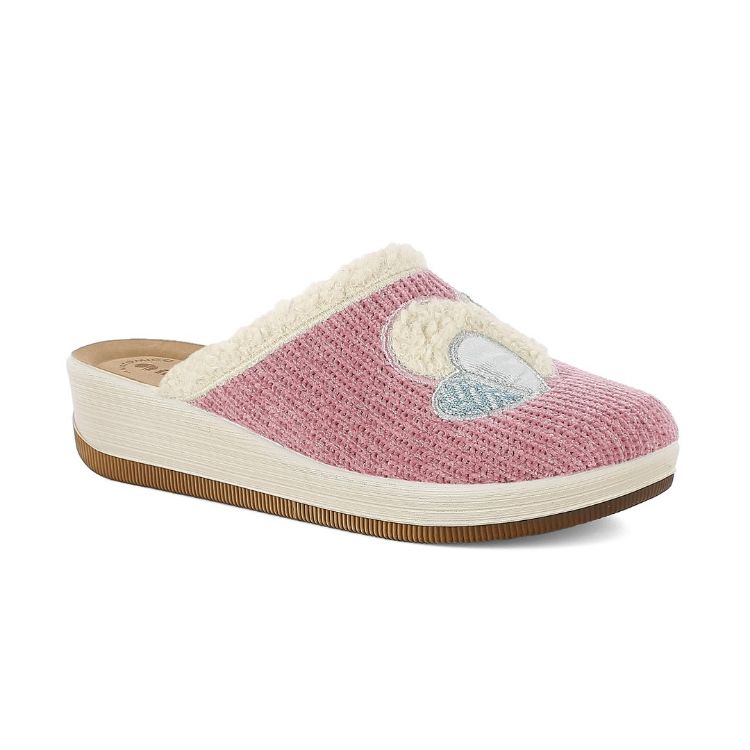 Image de PANTOFOLE ZEPPA ECOPELLICCIA E CUORI - GC43