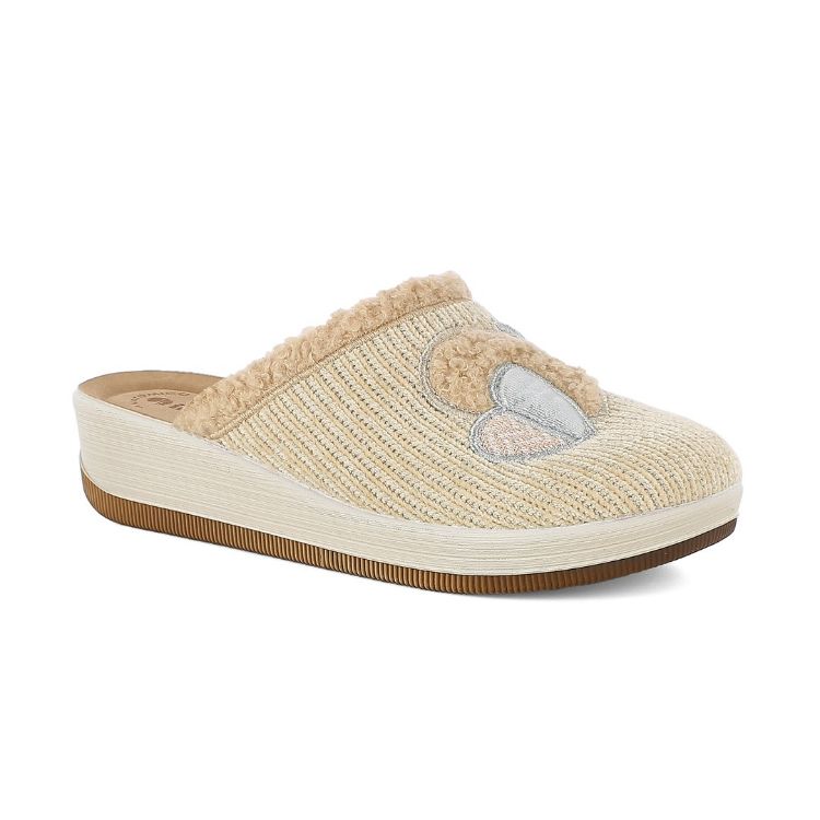 Image de PANTOFOLE ZEPPA ECOPELLICCIA E CUORI - GC43