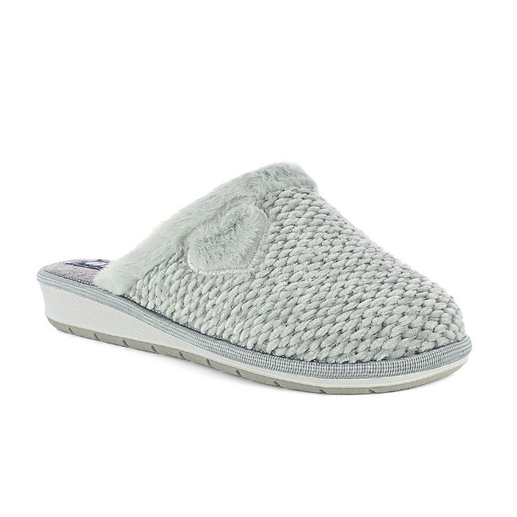 Image de PANTOFOLE CON TRAMA EFFETTO LANA E CUORE - LB110