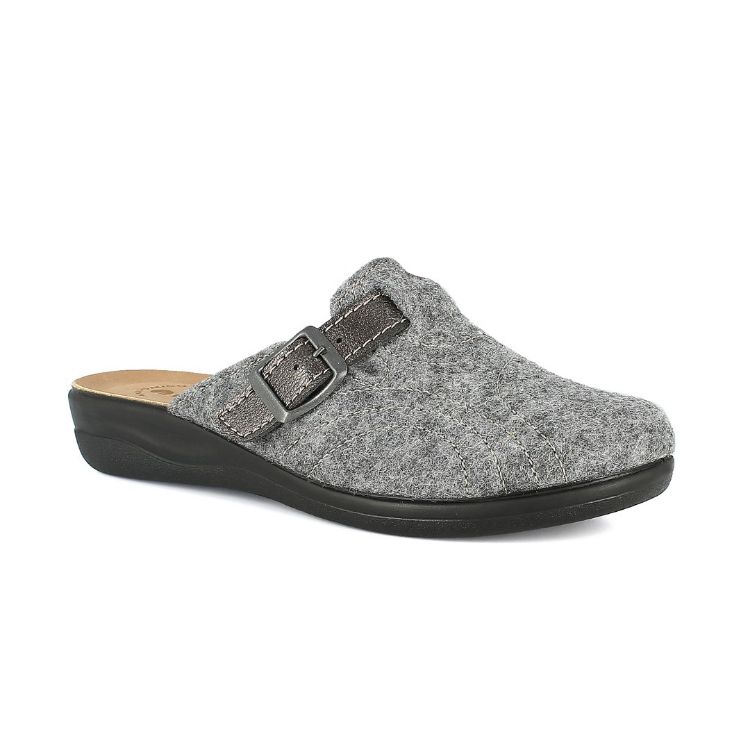 Image de PANTOFOLE CON FIBBIA RICAMO CUCITO - CF50
