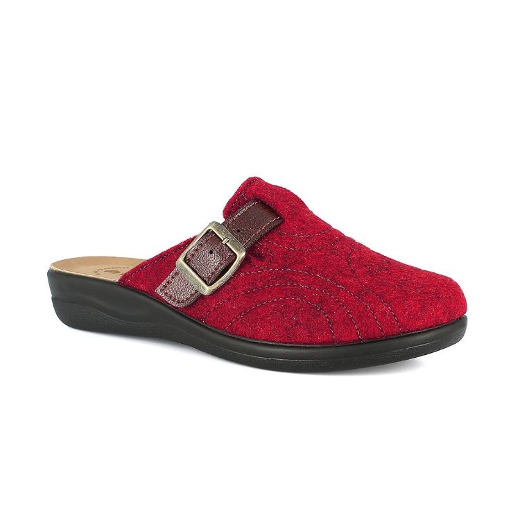 Image de PANTOFOLE CON FIBBIA RICAMO CUCITO - CF50