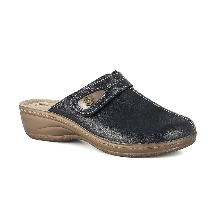 Image de PANTOFOLE ECOPELLE CHIUSURA A STRAPPO - LY80