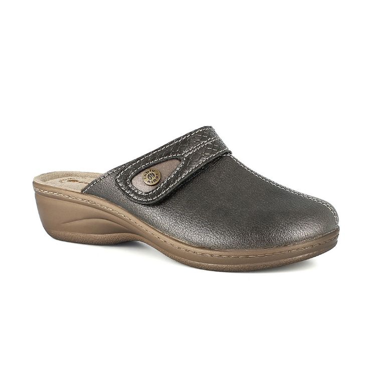 Image de PANTOFOLE ECOPELLE CHIUSURA A STRAPPO - LY80