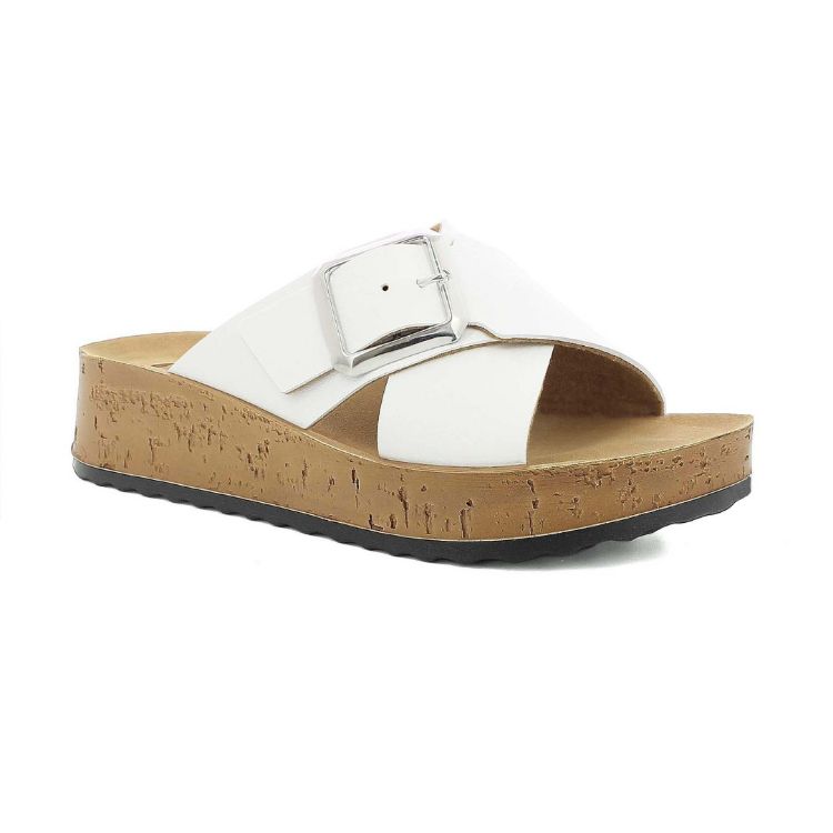 Immagine di CIABATTE DOPPIA FASCIA CON FIBBIA - PK42