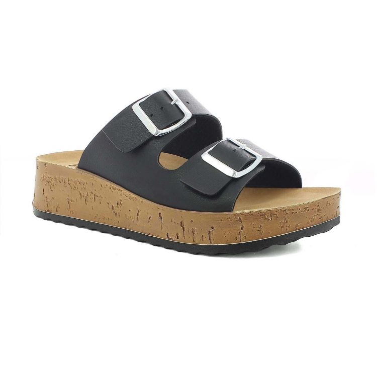 Immagine di CIABATTE DOPPIA FASCIA CON FIBBIE - PK44