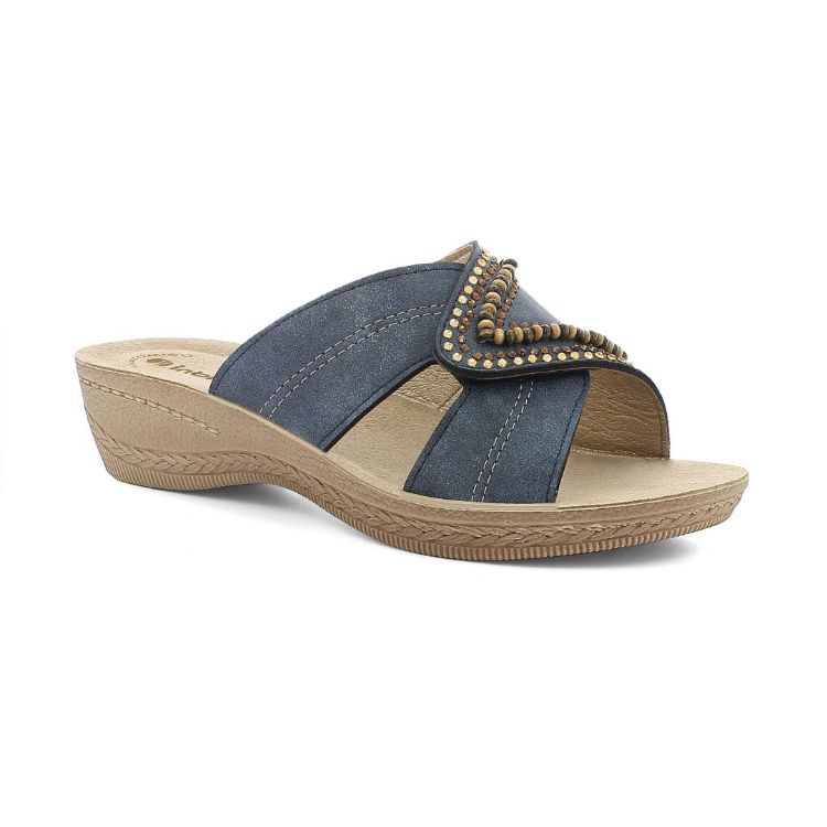 Immagine di CIABATTE A STRAPPO CON PERLINE - DL02