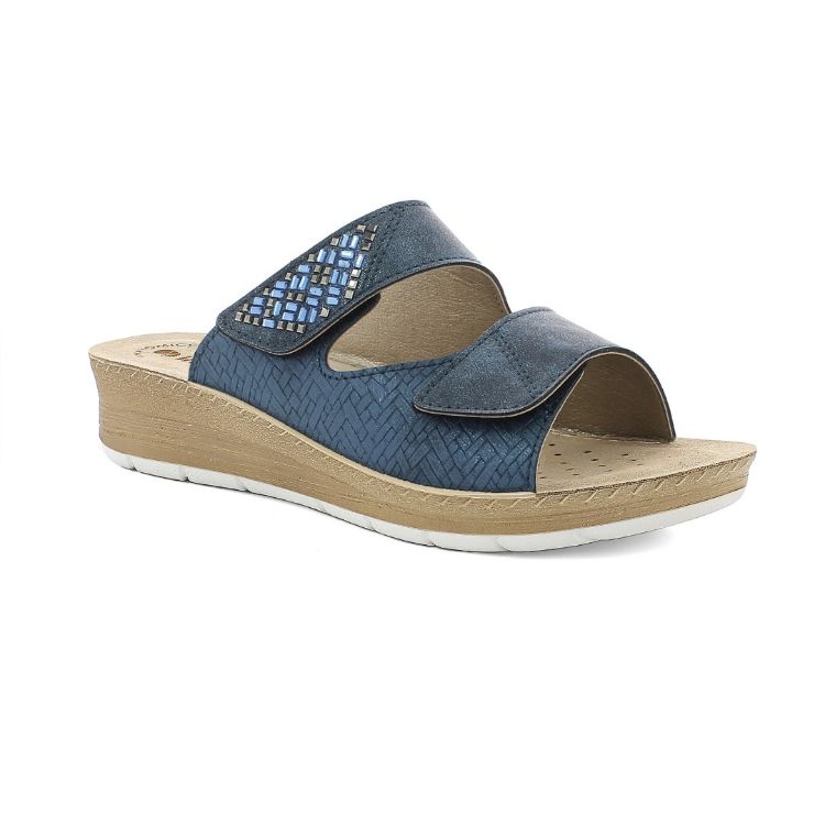 Immagine di CIABATTE AVVOLGENTI DOPPIA FASCIA E STRASS - FC65