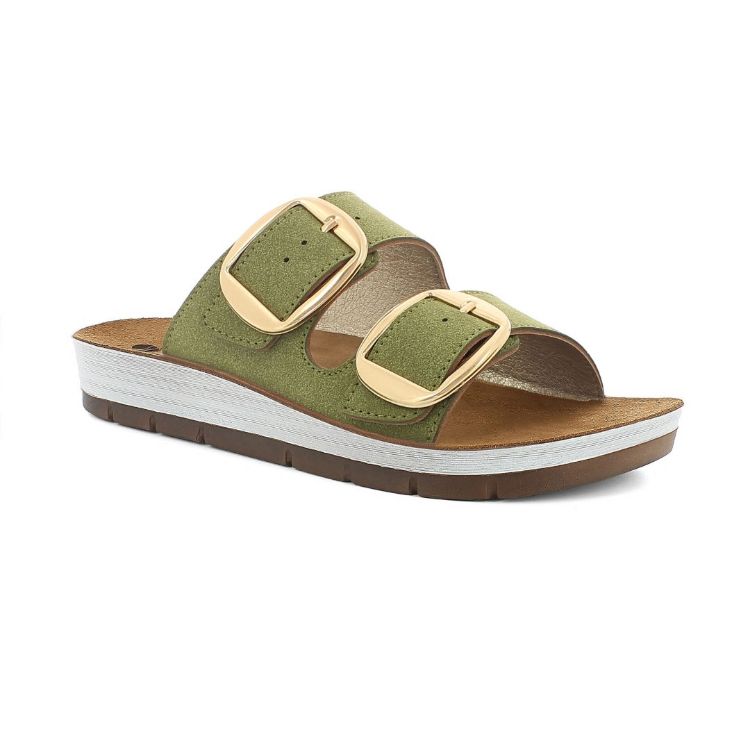 Immagine di NUOVE CIABATTE MAXI FIBBIE DORATE - CP61