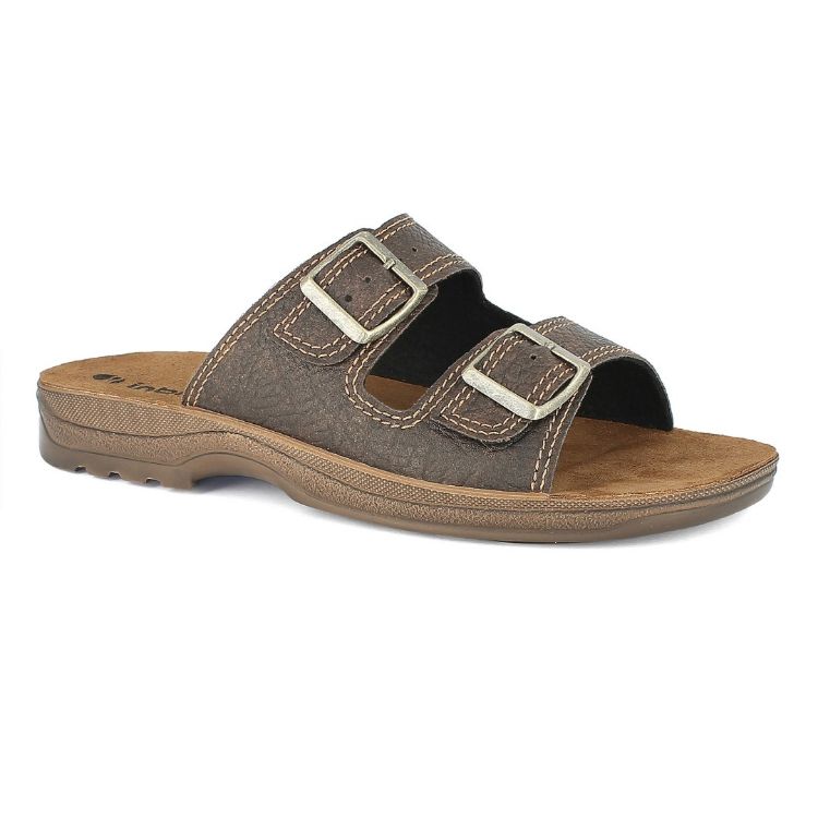 Image de Mule homme double bride effet cousu - tg01