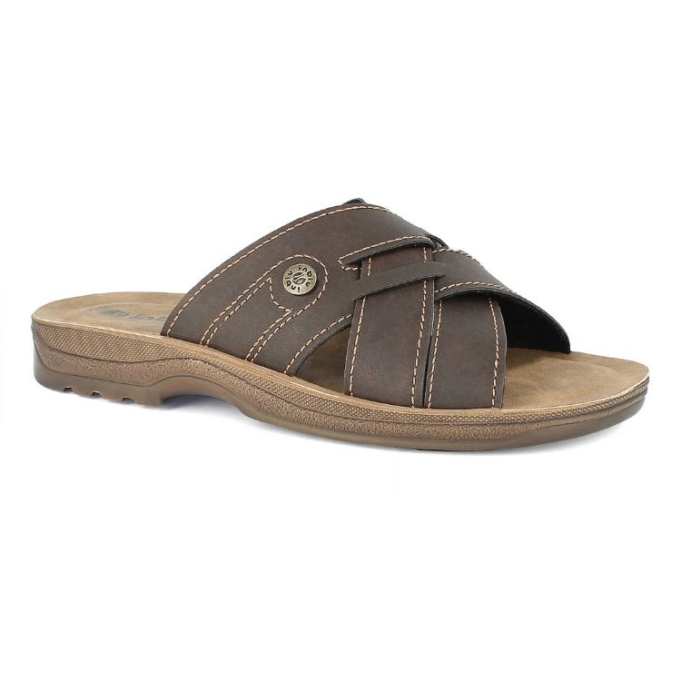 Image de Mules homme avec brides croisées - tg07