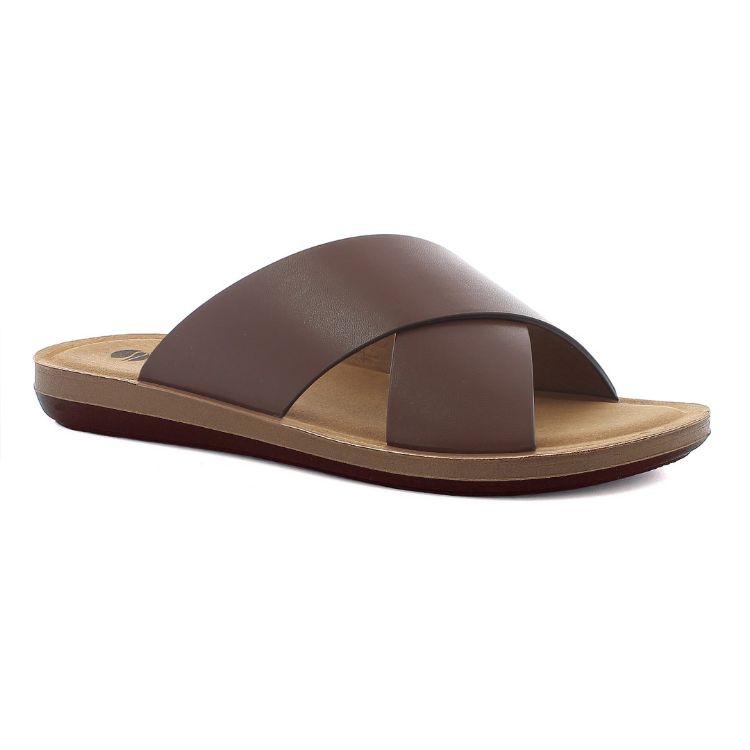 Image de Mules homme croisées simili-cuir - da26