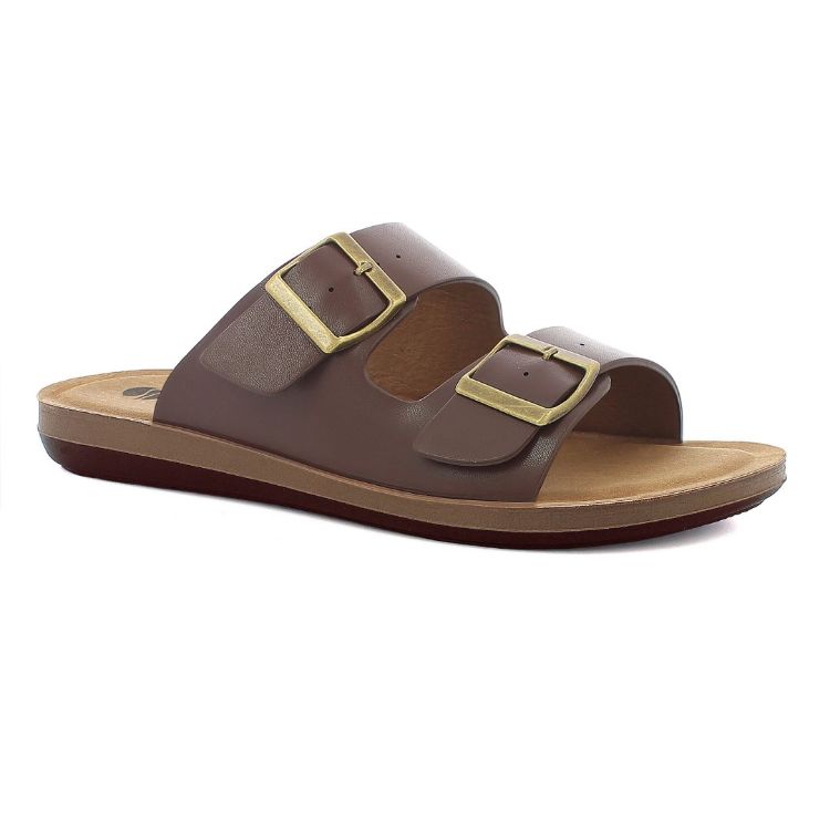 Image de Mules homme avec boucles simili-cuir - da27