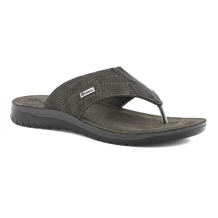 Picture of Men's flip-flop high band leather footbed - id17
