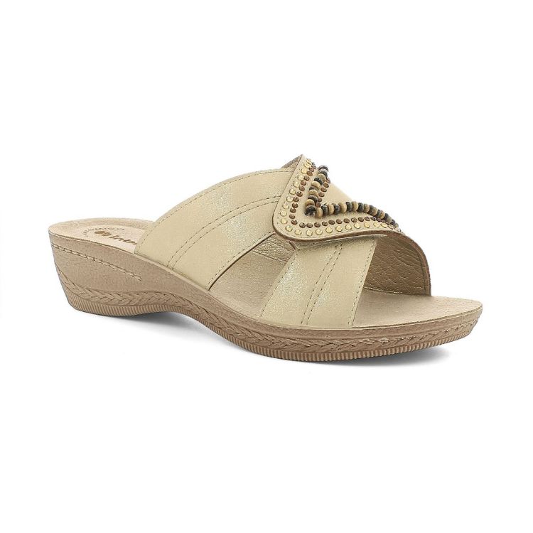 Image de Mules à velcro avec perles - dl02