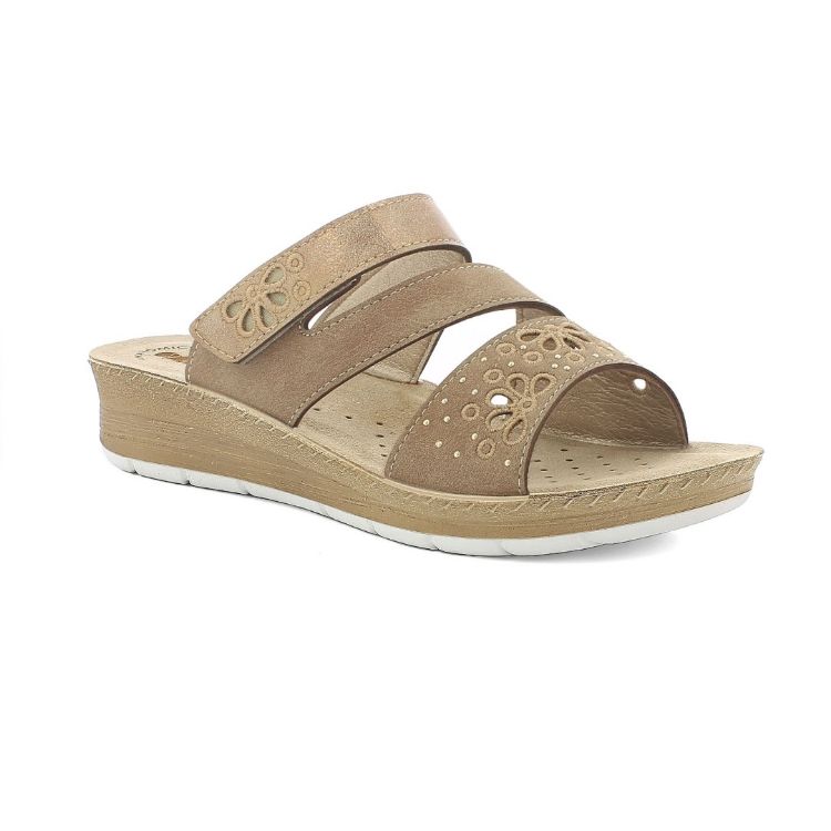 Picture of Flowered velcro closure sandals - fc67