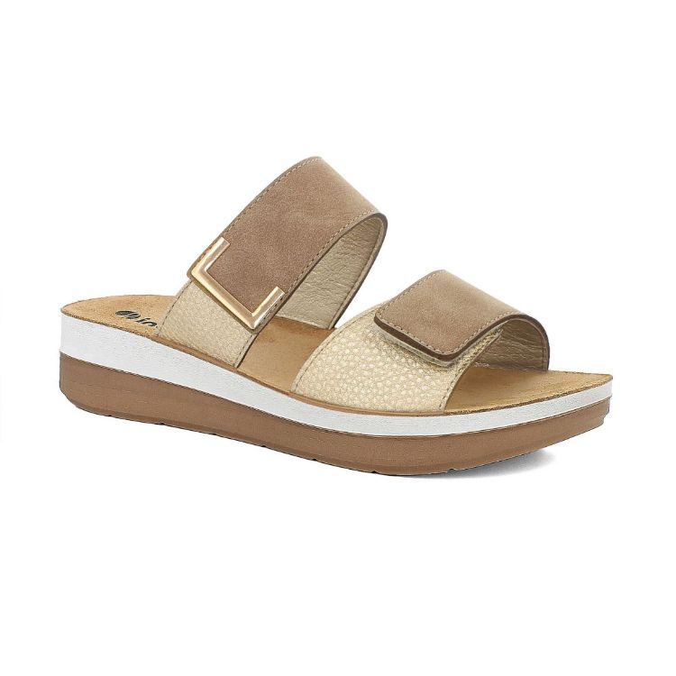 Image de Mules double bride détails métallisés - ft29