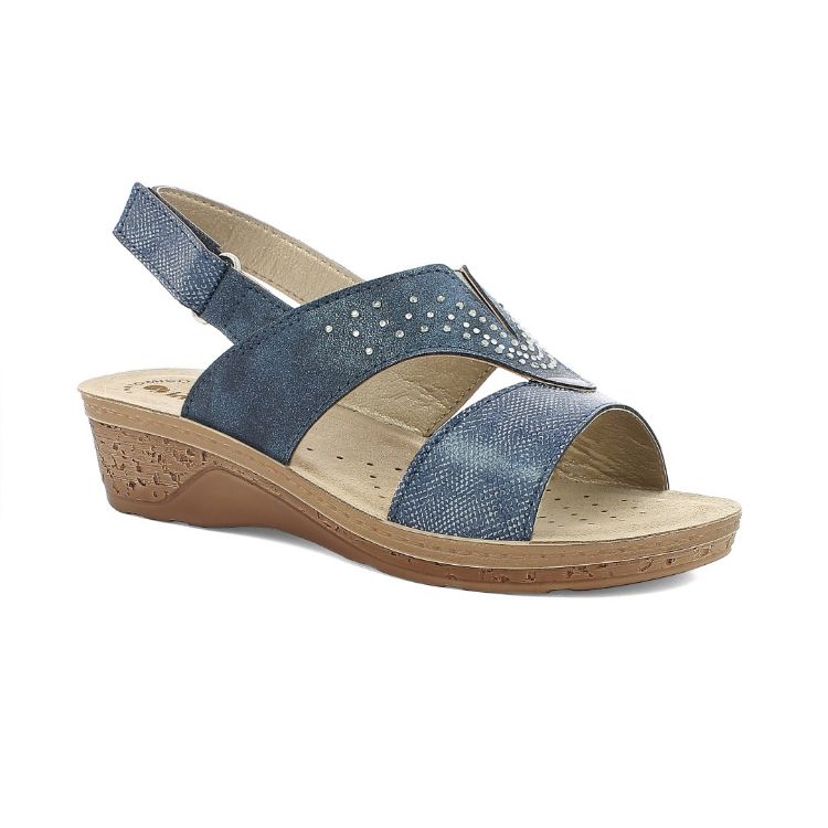 Image de Sandales insert élastique et strass - pv17